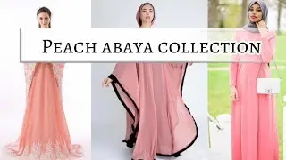Peach abayas fashion 🤩||fancy and plain abaya designs||YouTube video 2023