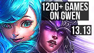 GWEN vs SYNDRA (MID) | 1200+ games, 8/2/4 | EUW Master | 13.13