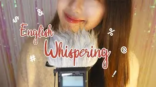 ASMR | Whispering | Hi, this is Sori saying hello to everyone!(ENGLISH)