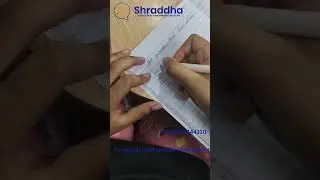 Students Writing English Stories | Improve Handwriting Neatly at Shraddha Handwriting Classes