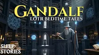 The Wizard's Tower: Gandalf in Orthanc's Library | ASMR Middle-earth | LOTR Lore Bedtime Stories