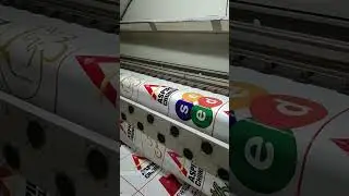 flex printer at a glance ! digital flex printing by coreldraw graphics suite 2020 #shorts