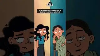 Toxic Relatives #relative #funny #meme #memes #cartoonytales #relatable #humour #art #animation