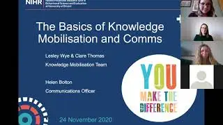The basics of knowledge mobilisation and communications