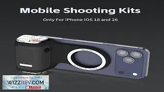 COMITOK Magnetic Phone Grip with Remote Control Portable Shooting Handle for iPhone