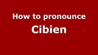 How to pronounce Cibien (Spanish/Argentina) - PronounceNames.com