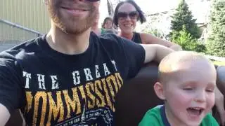 First time on the Jack Rabbit at Kennywood