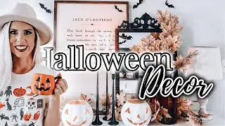 HALLOWEEN DECORATE WITH ME | HALLOWEEN DECORATING IDEAS | HALLOWEEN DECOR 2021