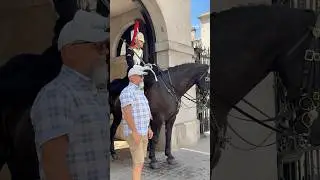 Stand behind the white line sir #london #tourist #kingsguard #history #respect #tradition