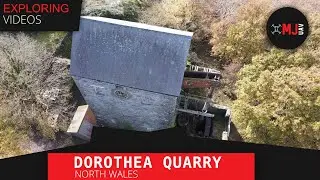 EXPLORING - Dorothea Quarry - North Wales footage  - DJI Osmo Pocket & Mavic Mini Drone Footage
