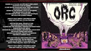 Orc - Showdown (2020, USA) {Stoner Rock, Fuzz Metal, Prog} [lyrics|текст песни]