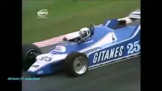 Great Britain gp 1980 formula 1 race 08 Pironi tire problem Laffite 1st  by magistar
