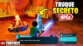 Como Achar NPCs RAROS em Cavernas no Lego Fortnite!