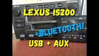 Штатная магнитола Lexus IS USB AUX Bluetooth