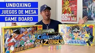 Unboxing Juego de Mesa Vintage Saint Seiya 1987 y 1988 | Saint Seiya Board Game Vintage Collection