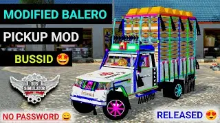Full Modified Pikup Mod Bussid | How to Add MAHINDRA PICKUP mod in Bus Simulator Indonesia 🛻