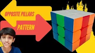Opposite Pillars Pattern| 3x3 Rubik's Cube | [Pattern Series] | THE CUBE CORNER