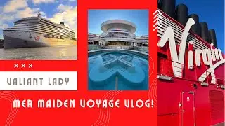 Virgin Voyages Valiant Lady Mer Maiden Voyage Day 1 Vlog! | Embarkation & Test Kitchen!