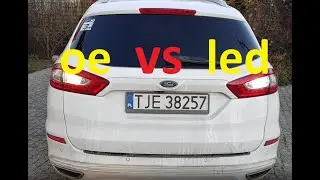 Światła cofania wsteczne Standard vs LED Ford