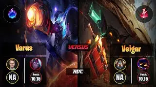 Zven VARUS (ADC) [Arcane Comet] VS VEIGAR - Challenger NA Patch 10.15