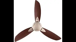 Usha Bloom Primrose 1250 mm Dust, Oil & Moisture Resistant Ceiling Fan (Sparkle Golden & Brown)