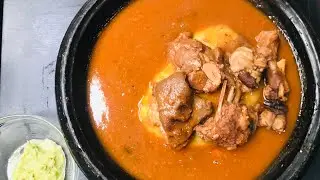 HOW TO PREPARE GOAT MEAT LIGHT SOUP | Aponkye Nkrankra | Goat meat pepper soup | Asun Pepper Soup.