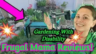 Accessibility Disability Products/Mowarm Garden Kneeler Review w/Frugal Mama! Gardening For Health!