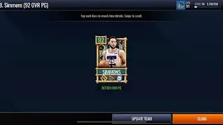 Ben Simmons Is Awesome! NBA Live Mobile Golden Week Master Gameplay