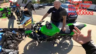 Taking my rare ZX4RR to a Dealership for a ZX10R trade in!?