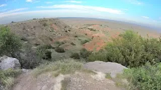Gloss Mountain State Park Tour Hiking to the Top POV 05-27-18