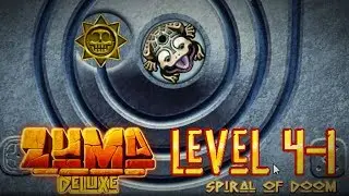 Zuma Deluxe (PC) - Quetzal Quatl - Level 4-1 - Spiral of Doom Gameplay