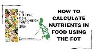 How Calculate Nutrients Using FCT || Food Composition Tables
