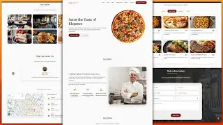 How to Make a Restaurant Website using HTML CSS Javascript & Bootstrap 5.3 | Step by step