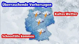 Der Schneesturm ist da In Deutschland werden in nur wenigen Stunden mehr als 30cm Neuschnee erwartet