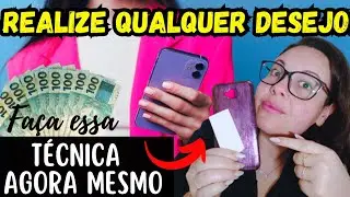 REALIZE QUALQUER DESEJO apenas fazendo essa T&Eacute;CNICA PODEROSA 😱📲✨
