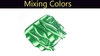 How To Make Royal Green Color Paint - Mixing Colors