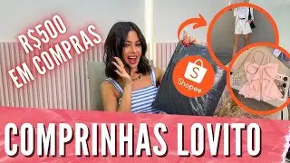 COMPRINHAS SHOPEE CONJUNTOS DE VERÃO🤑🙀| Provando Looks baratinhos de verão 2024 LOVITO Shopee
