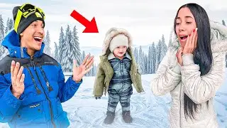 PRIMERA VEZ DE NUESTRO BEBE EN LA NIEVE ❄️😍 | MIRA SU REACCION😳
