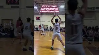 6&rsquo;5&rdquo; Jacob Bayla sees minutes as a PG in UP2&rsquo;s PinoyLiga QF game against NU #upfightingmaroons