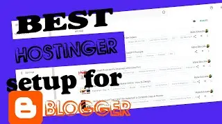 Hostinger Domain Setup for Blogger 2026