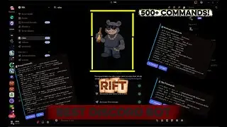 Rift - Discord Bot [Spy, spam, nuke, and more!] 🔥