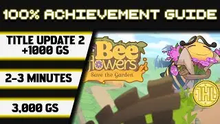 Прохождение обновления 2 игры Bee Flowers: Save the Garden на 100% * 1000 GS за 2-3 минуты *