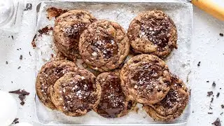 Malted Nutella Chocolate Chip Cookies