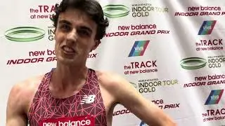 Belgium&rsquo;s Pieter Sisk pumped after running European indoor 2000m record in Boston