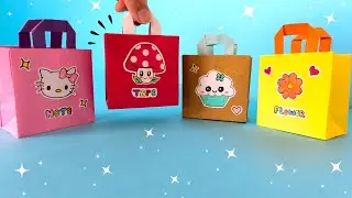 Easy Origami Paper Bag | Cute DIY Gift Bag Idea