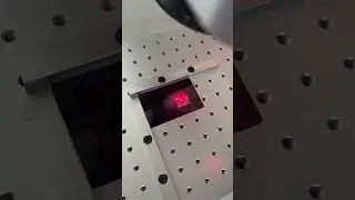 GXLASER fiber laser marking machine😍😍 marking QR code on metal name card🤩🤩