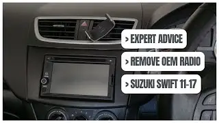 Expert Advice: How to remove radio factory SUZUKI SWIFT 2011 - 2017 | Details Instruction