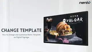 Change Your TV Screen with Interactive Templates | Nento Digital Signage