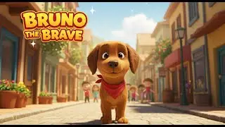 Bruno the brave | Once Upon a Time A Cute Dog story | Story of the Day | #kidsstory