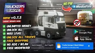 Truckers Of Europe 3 Mod Apk v0.7.3 Terbaru 2025 - Unlimited Money & Max Level 60.000